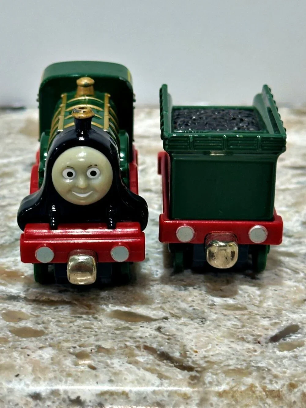 Thomas & Friends Emily with Coal Tender 2004 Learning Curve Take Along Diecast